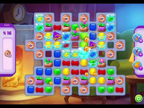 HomeScapes Level 5360 no boosters (18 moves)