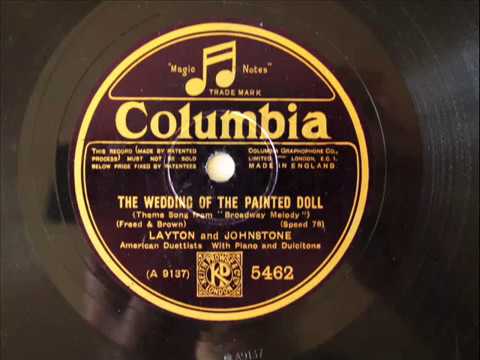 The Wedding Of The Painted Doll by Layton and Johnstone, 1929