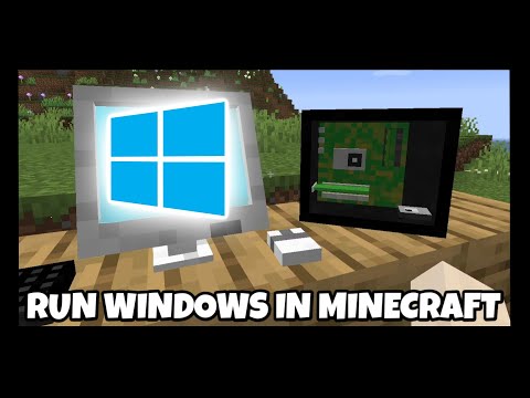Running Microsoft Windows inside of Minecraft! (VM computers mod)