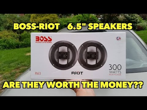 Boss-Riot 6.5" Speaker Review...Are They worth the $$??