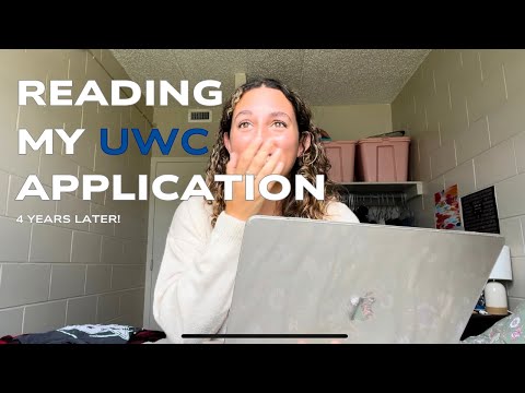 Reading My UWC Application!