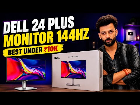 Dell 24 Plus Monitor - S2425HSM - 23.8-inch FHD (1920x1080) 144Hz 1ms Display, 2 x 3W Speakers, HDMI Connectivity, Height/Tilt/Pivot/Swivel Adjustability, AMD FreeSync - Ash White video review thumbnail