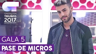 &quot;RISE LIKE A PHOENIX&quot; - Agoney | Primer pase de micros para la Gala 5 | OT 2017