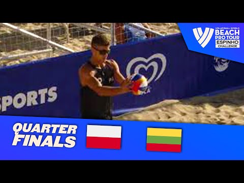 Kantor/Zdybek vs. Stankevicius/Knasas - Quarter Finals Highlights Espinho 2023 #BeachProTour