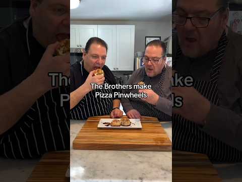The Brothers make Pizza Pinwheels #shorts