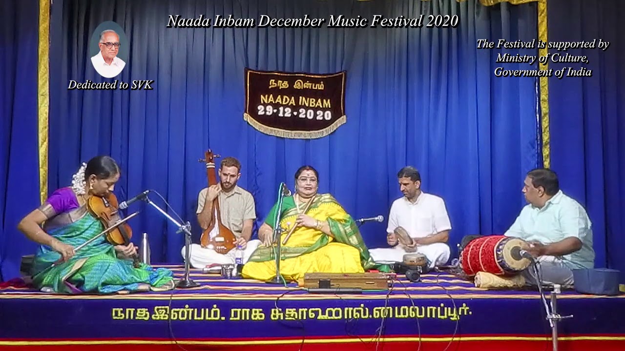 Vidushi Sikkil Mala Chandrasekhar- Flute Concert  for Naada Inbam December Music Festival 2020
