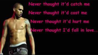 Chris Brown Cry No More Lyrics