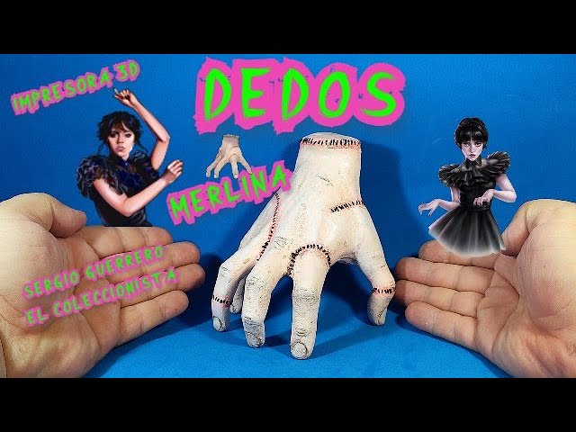 Vídeo relacionado con Cosa Dedos Mano (The Thing) Addams Family réplica de Vinilo Original Wednesday
