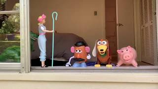 Woody tries to escape Sids house Live Action Remake