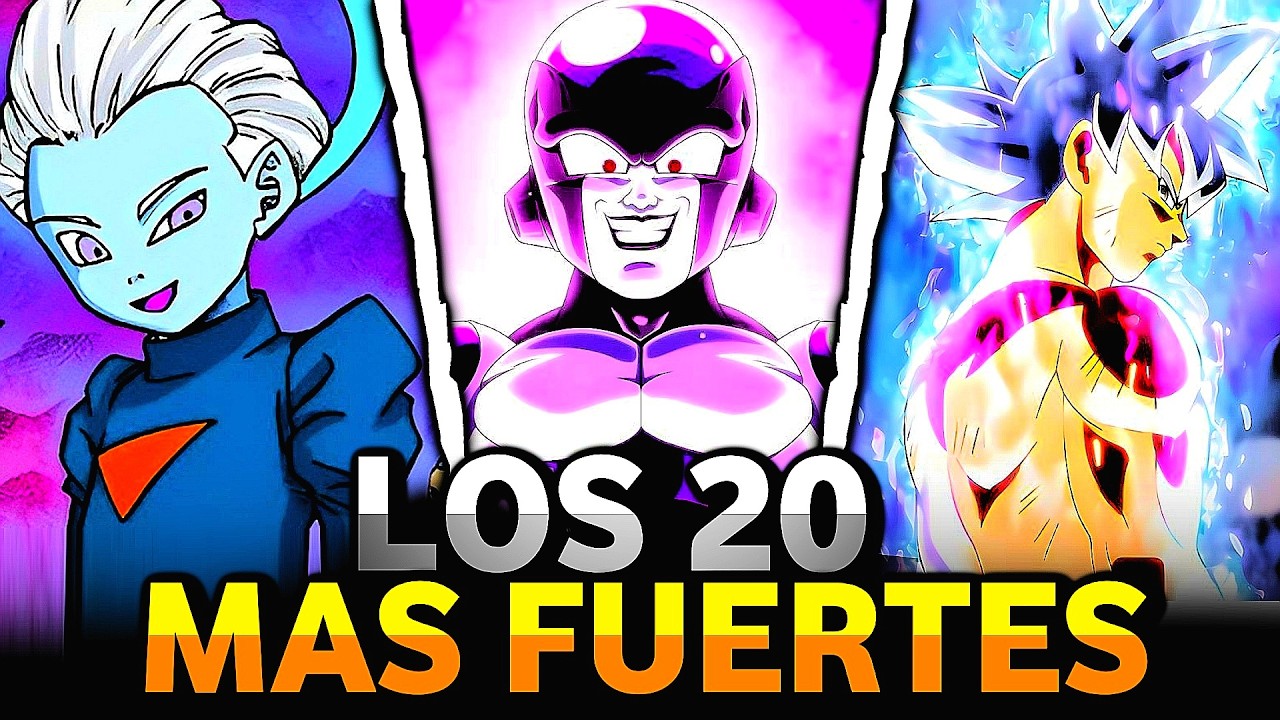 Los 20 Personajes más PODEROSOS de todo Dragon Ball