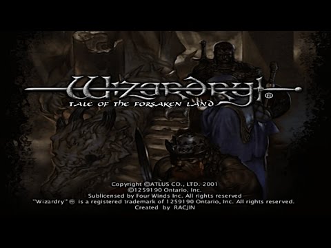 Wizardry : Tale of the Forsaken Land Playstation 2