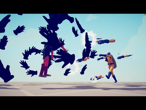 DARK PEASANT vs ONE PUNCH MAN & COSTUME & MODDED UNITS Totally Accurate Battle Simulator TABS