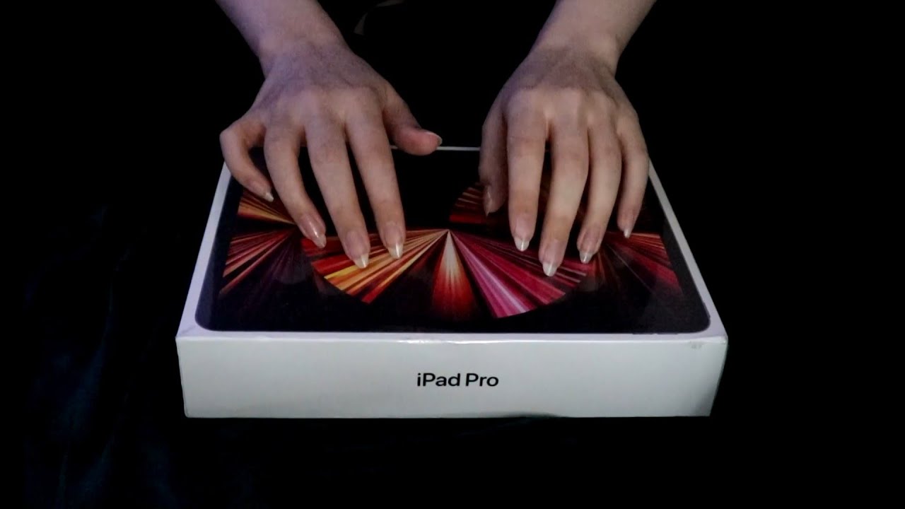 ASMR | IPAD PRO 2021 UNBOXING | 11 inch | Space grey | + accesories 💕😴
