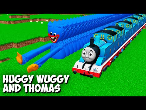LONGEST HUGGY WUGGY VS LONGEST THOMAS TANK ENGINE - Gameplay in Minecraft - Coffin Meme