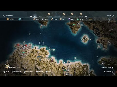 Assassin's Creed Odyssey All 42 Underwater Location Child of Poseidon Dziecie Poseidona Trofeum