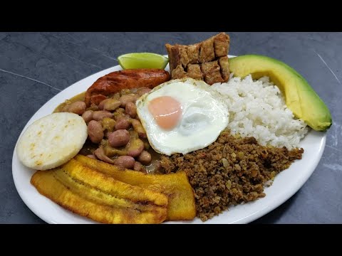 así se hace una bandeja paisa al estilo de rosita cocina - como hacer una bandeja paisa colombiana