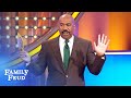Steve Harvey threatens to quit! Grossest Feud question ever? | Family Feud