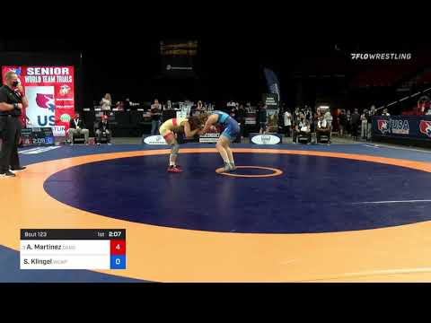 55 Kg Semis - Amanda Martinez, Cardinal Wrestling Club Vs Samantha Klingel, Army (WCAP) 6425