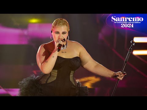 Sanremo 2024 - BigMama canta "La rabbia non ti basta"