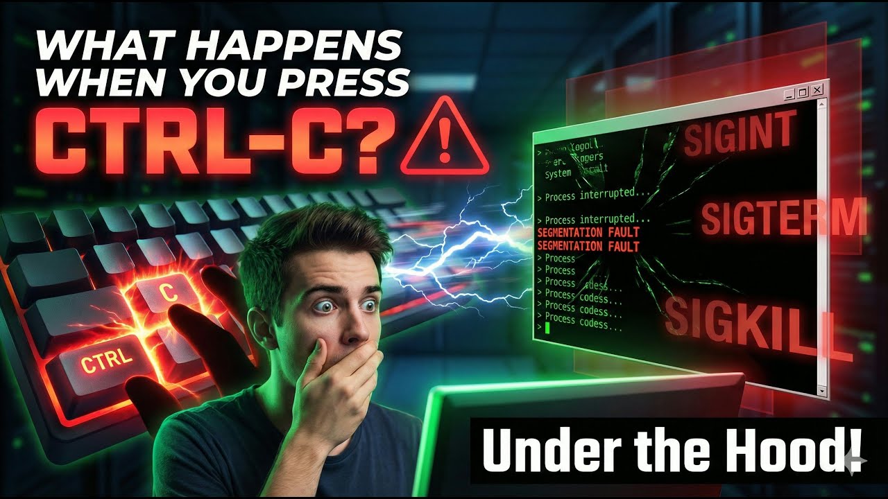 Why CTRL+C terminate program? (SIGINT, SIGTERM, SIGKILL Explained)