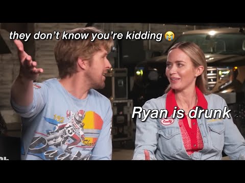 Ryan Gosling and Emily Blunt being the funniest comedic duo