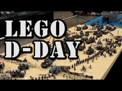 Epic LEGO WWII D-Day Normandy Omaha Beach by Brickmania