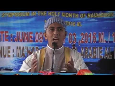 "Manga parsababan simihah in manga kabataan dayin ha pamanduh sin Agama Islam" | Ustz. Alsidri Assi
