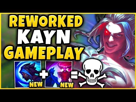 *NEW* KAYN REWORK IS ACTUALLY AMAZING!!! RANK 1 KAYN VS REWORKED KAYN GAMEPLAY!  - League of Legends