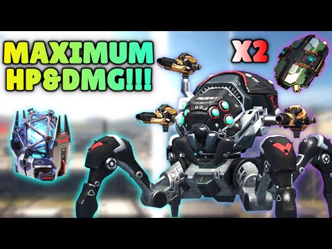 Build Of The Week Amplified Flamethrower INVADER Max HP & DMG | War Robots MK3 Gameplay WR