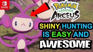 EASY GUIDE: Pokémon Legends Arceus SHINY HUNTING is AWESOME!