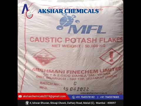 Technical grade caustic potash flakes ip, 90%