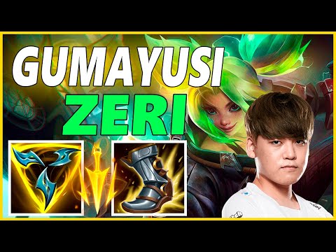 ⚡GUMAYUSI ZERI ADC GAMEPLAY⚡SEASON 12 LEAGUE OF LEGENDS