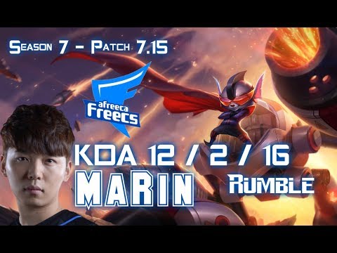 AFs MaRin RUMBLE vs CHO'GATH Top - Patch 7.15 KR Ranked