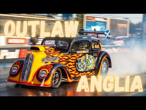 Thumbnail for UK OUTLAW ANGLIA |FORDSON| DRAG RACING AT SANTA POD RACEWAY by Wheelbase, rall, SEAT, Car, Van