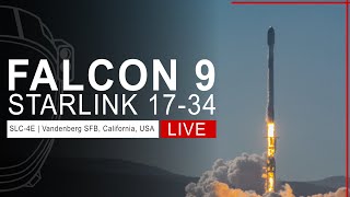 SpaceX Launches Starlink 17-34 Mission from SLC-4E Vandenberg, California