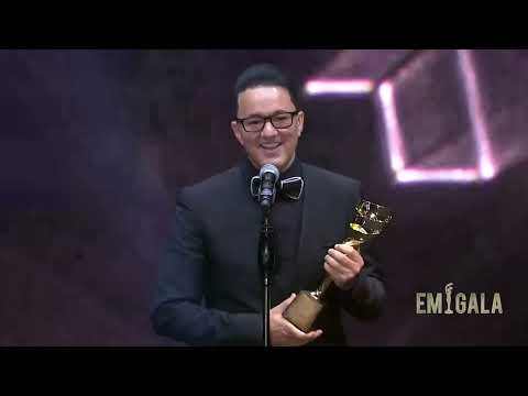 RedOne receiving the "Artist in Fashion" award at The EMIGALA 2023