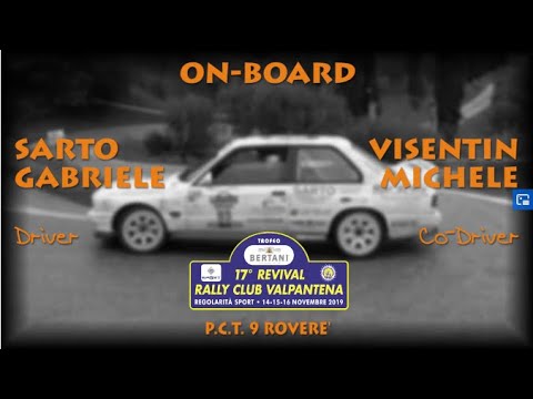OBC SARTO   VISENTIN 17° REVIVAL RALLY CLUB VALPANTENA 2019 PCT9 ROVERE'