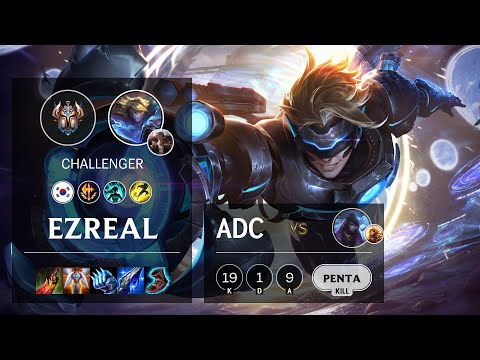 Ezreal ADC vs Aphelios - KR Challenger Patch 10.13