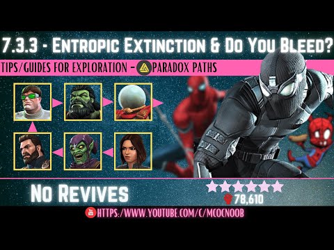MCOC: Act 7.3.3 - Paradox, Do You Bleed?, Entropic Extinction, Quantum Power Spiderman Stealth Suit