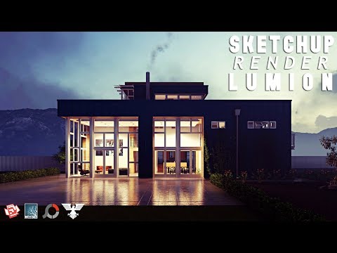 Lumion 6 Rendering Tutorial #41 - Industrial House