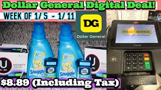 DOLLAR GENERAL DIGITAL COUPON DEAL/ALL DIGITAL COUPONS| Easy Beginner Friendly Deal| Deal Tutorial