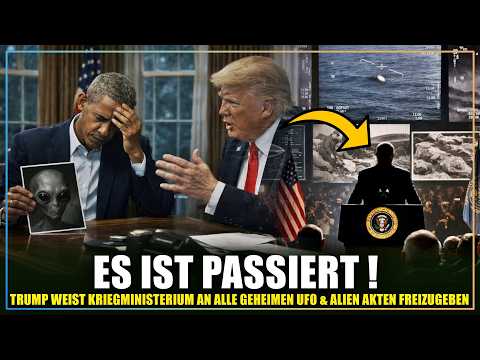 Eilmeldung | Trump weist Kriegsminister an alle Informationen über UFOs & Aliens freizugeben!