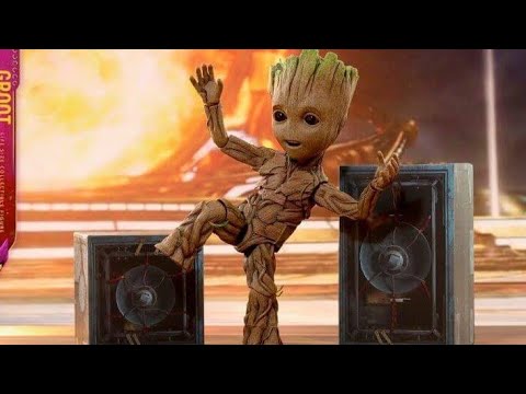 Baby Groot Dancing  opening scene Guardian of the Galaxy Vol 2 (2017) | Cute Adorable Scene UHD 4K