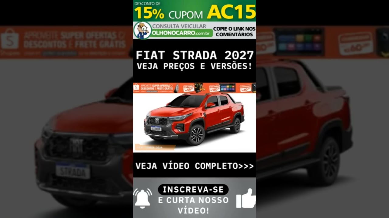Fiat Strada 2027: Preços e Versões