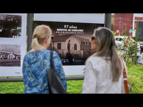 La historia del hospital Francisco Soca en una muestra fotográfica inaugurada en Prado de Canelones
