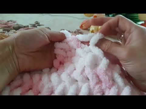 Снуд из ALIZE PUFFY из одного мотка пряжи