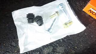 $15 FIX for seized brakes calipers slider and ABS light on in honda Odyssey Civic Pilot Acura Toyota