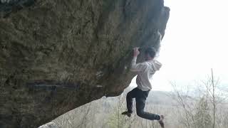 Video thumbnail of La Superba, 7B+. Modřín