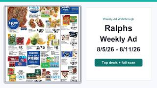 Ralphs Weekly Ad (8/5/26 - 8/11/26) Top 10 Deals