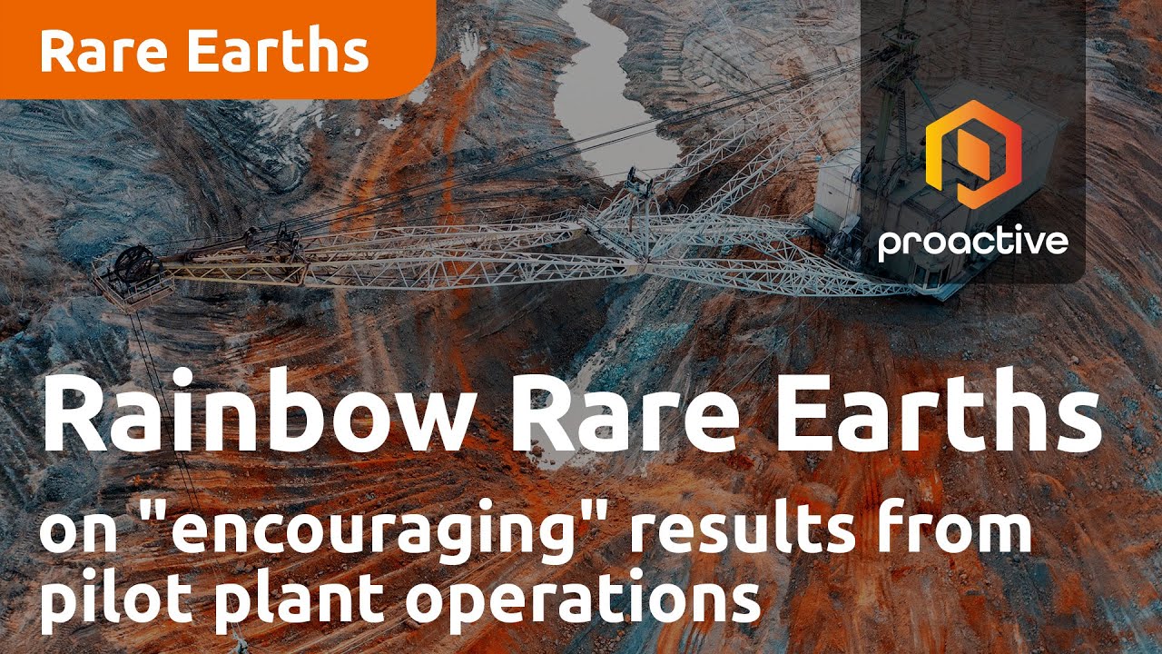Rainbow Rare Earths CEO on "encouraging" results from pilot plant operations